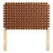 Modway Sparta Weave Vegan Leather Headboard Bedroom Furniture - View 13