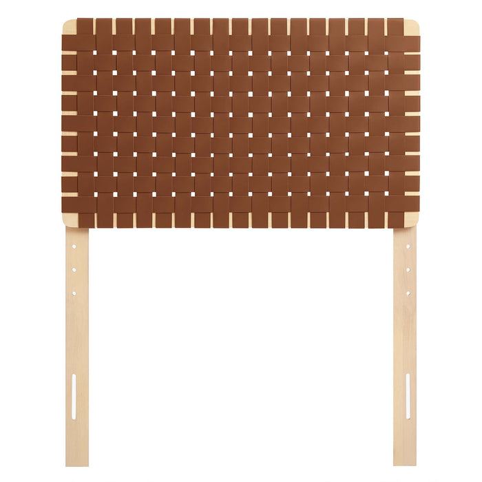 Modway Sparta Weave Vegan Leather Headboard Bedroom Furniture - View 14
