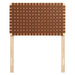 Modway Sparta Weave Vegan Leather Headboard Bedroom Furniture - View 14
