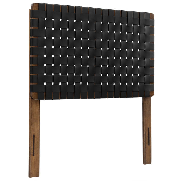 Modway Sparta Weave Vegan Leather Headboard Bedroom Furniture - View 118