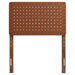 Modway Sparta Weave Vegan Leather Headboard Bedroom Furniture - View 30