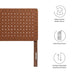 Modway Sparta Weave Vegan Leather Headboard Bedroom Furniture - View 26