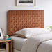 Modway Sparta Weave Vegan Leather Headboard Bedroom Furniture - View 25