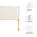 Modway Sparta Weave Vegan Leather Headboard Bedroom Furniture - View 34