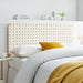 Modway Sparta Weave Vegan Leather Headboard Bedroom Furniture - View 33