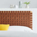 Modway Sparta Weave Vegan Leather Headboard Bedroom Furniture - View 43