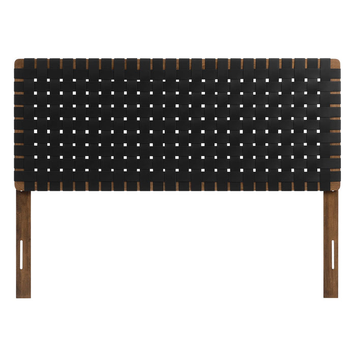 Modway Sparta Weave Vegan Leather Headboard Bedroom Furniture - View 51