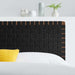 Modway Sparta Weave Vegan Leather Headboard Bedroom Furniture - View 50