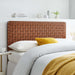 Modway Sparta Weave Vegan Leather Headboard Bedroom Furniture - View 54