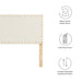 Modway Sparta Weave Vegan Leather Headboard Bedroom Furniture - View 62
