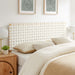 Modway Sparta Weave Vegan Leather Headboard Bedroom Furniture - View 61