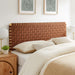 Modway Sparta Weave Vegan Leather Headboard Bedroom Furniture - View 68