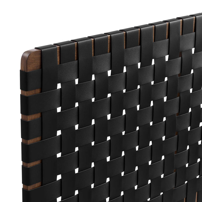 Modway Sparta Weave Vegan Leather Headboard Bedroom Furniture - View 81