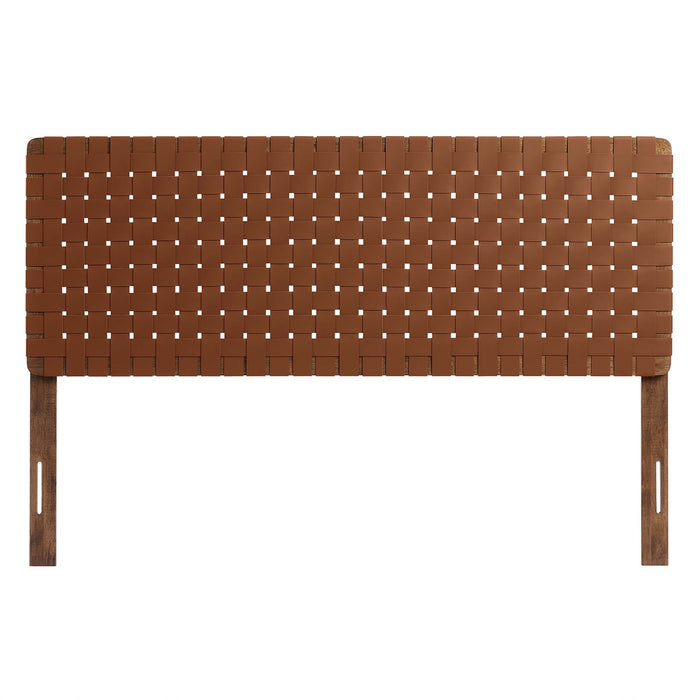 Modway Sparta Weave Vegan Leather Headboard Bedroom Furniture - View 86