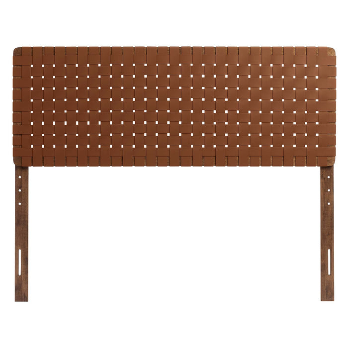 Modway Sparta Weave Vegan Leather Headboard Bedroom Furniture - View 87