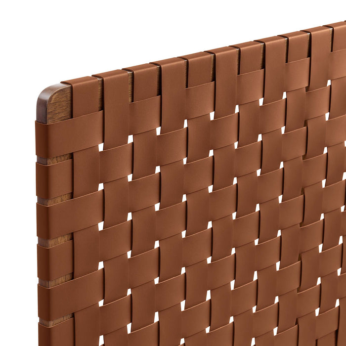 Modway Sparta Weave Vegan Leather Headboard Bedroom Furniture - View 88