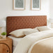 Modway Sparta Weave Vegan Leather Headboard Bedroom Furniture - View 82