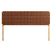 Modway Sparta Weave Vegan Leather Headboard Bedroom Furniture - View 101