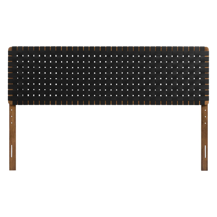 Modway Sparta Weave Vegan Leather Headboard Bedroom Furniture - View 108