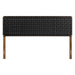 Modway Sparta Weave Vegan Leather Headboard Bedroom Furniture - View 108