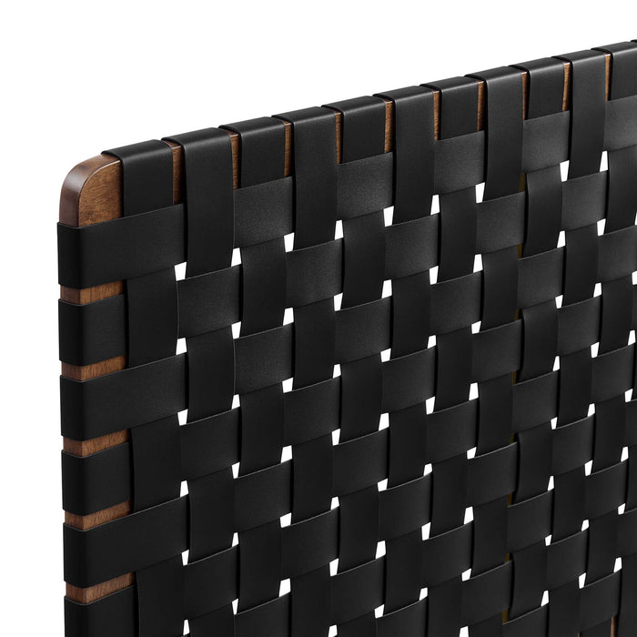 Modway Sparta Weave Vegan Leather Headboard Bedroom Furniture - View 109