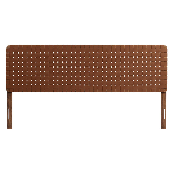 Modway Sparta Weave Vegan Leather Headboard Bedroom Furniture - View 114