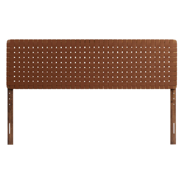 Modway Sparta Weave Vegan Leather Headboard Bedroom Furniture - View 115