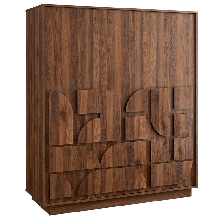 Bulwark 3-Door Wardrobe Closet