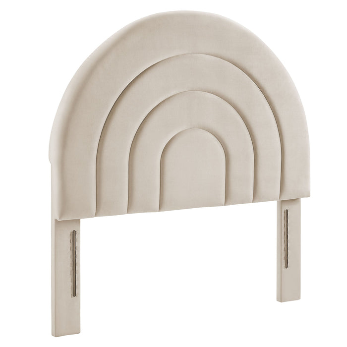 Modway Solana Arched Performance Velvet Headboard Bedroom Furniture - View 124
