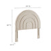 Modway Solana Arched Performance Velvet Headboard Bedroom Furniture in Blue - Detail View