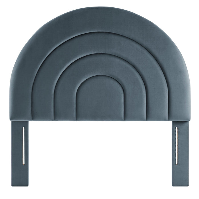 Modway Solana Arched Performance Velvet Headboard Bedroom Furniture - View 11