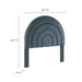 Modway Solana Arched Performance Velvet Headboard Bedroom Furniture - View 9