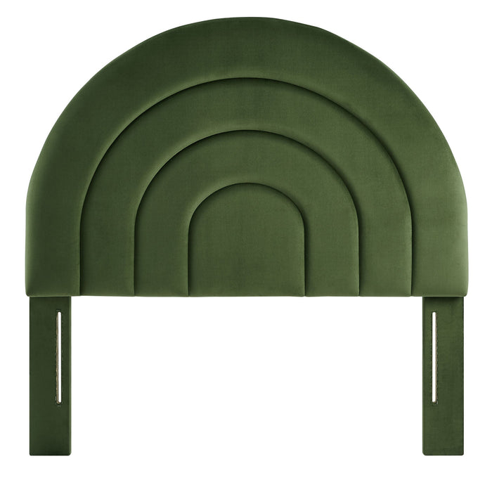 Modway Solana Arched Performance Velvet Headboard Bedroom Furniture - View 17