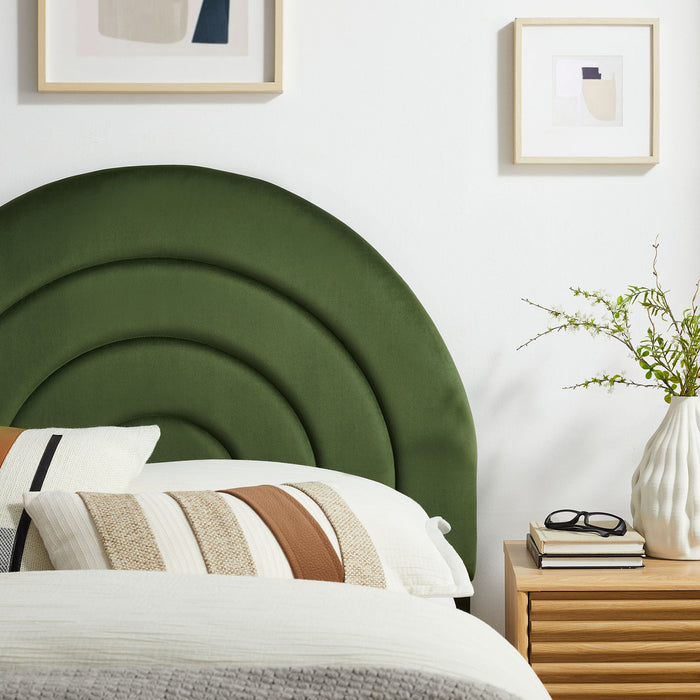 Modway Solana Arched Performance Velvet Headboard Bedroom Furniture - View 16