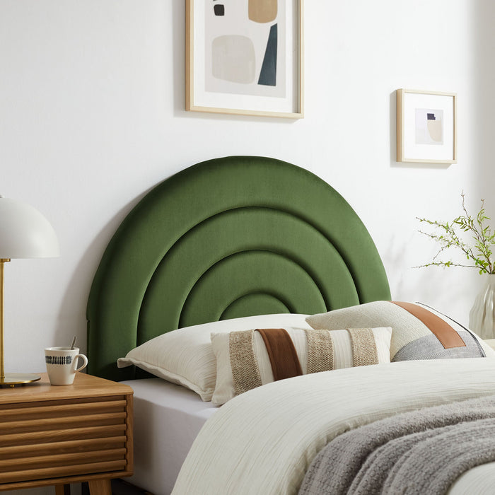 Modway Solana Arched Performance Velvet Headboard Bedroom Furniture - View 13