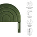Modway Solana Arched Performance Velvet Headboard Bedroom Furniture - View 14