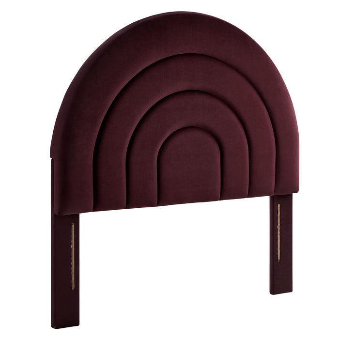 Modway Solana Arched Performance Velvet Headboard Bedroom Furniture - View 126