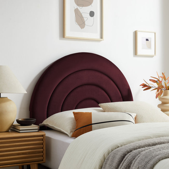 Modway Solana Arched Performance Velvet Headboard Bedroom Furniture - View 19