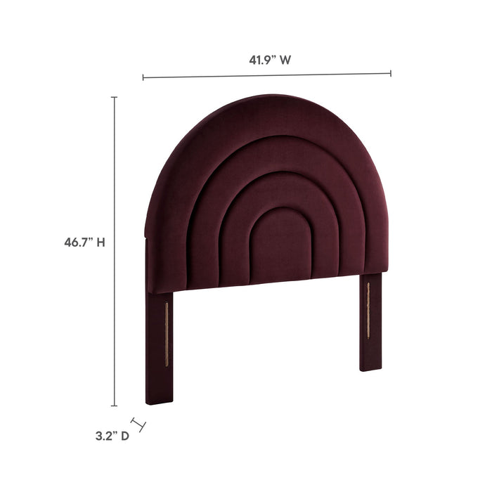 Modway Solana Arched Performance Velvet Headboard Bedroom Furniture - View 21