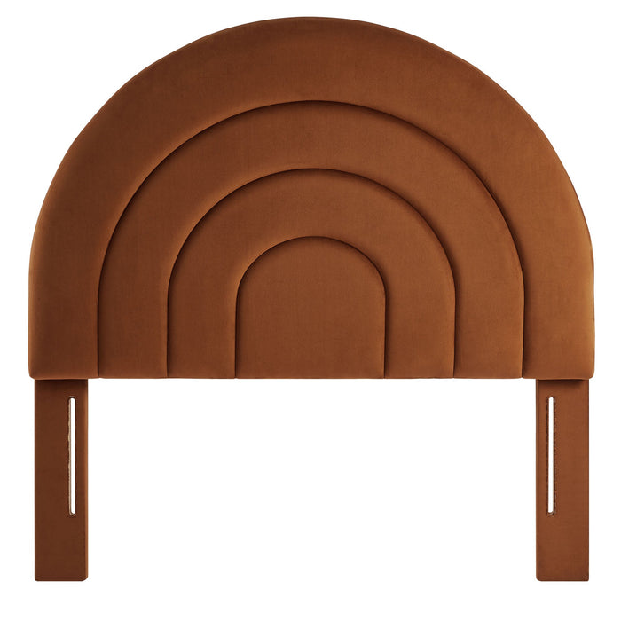 Modway Solana Arched Performance Velvet Headboard Bedroom Furniture - View 29