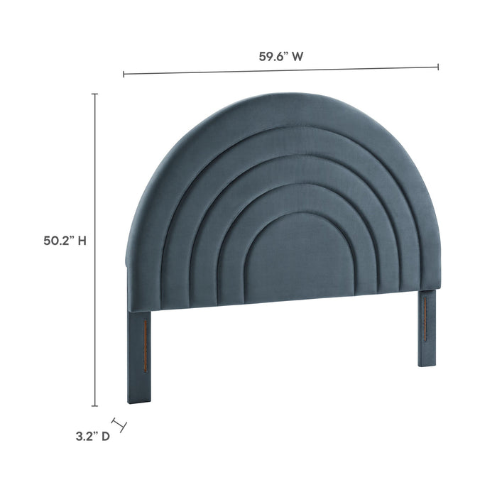 Modway Solana Arched Performance Velvet Headboard Bedroom Furniture - View 39