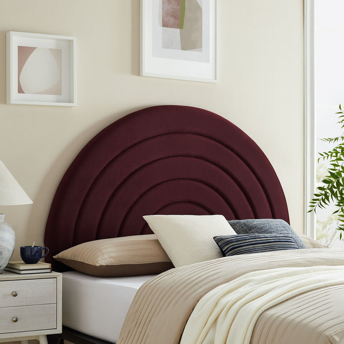 Modway Solana Arched Performance Velvet Headboard Bedroom Furniture - View 49