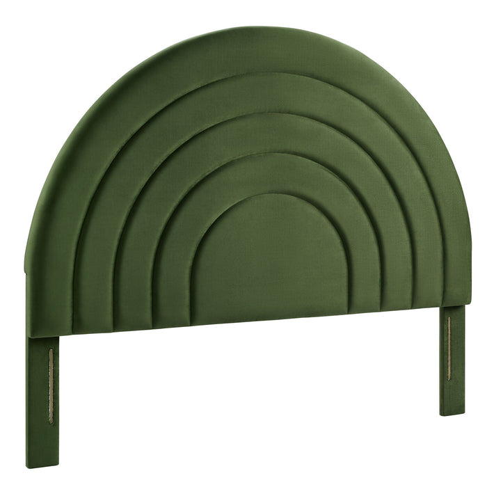 Modway Solana Arched Performance Velvet Headboard Bedroom Furniture - View 123