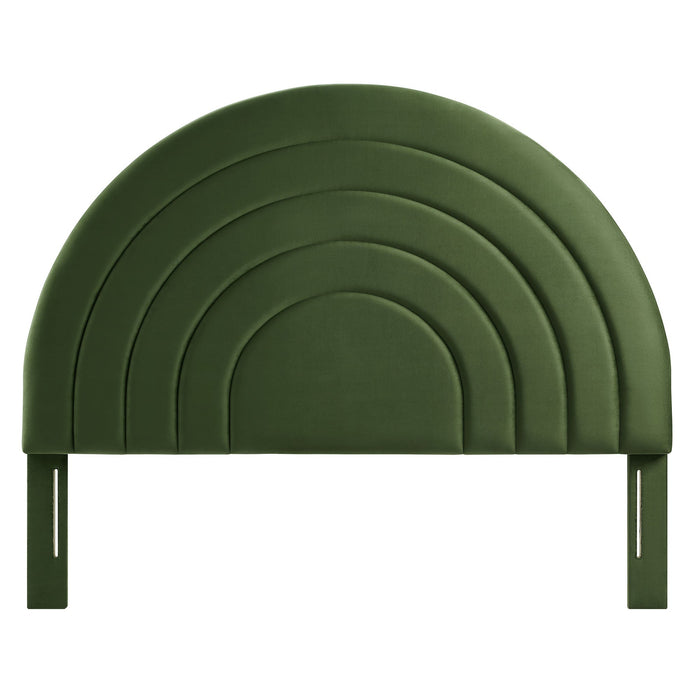 Modway Solana Arched Performance Velvet Headboard Bedroom Furniture - View 107