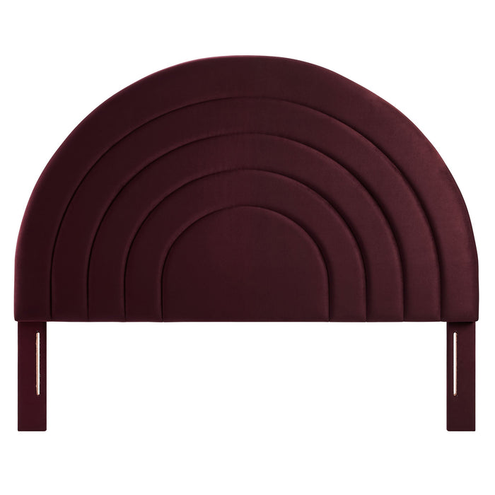 Modway Solana Arched Performance Velvet Headboard Bedroom Furniture - View 113