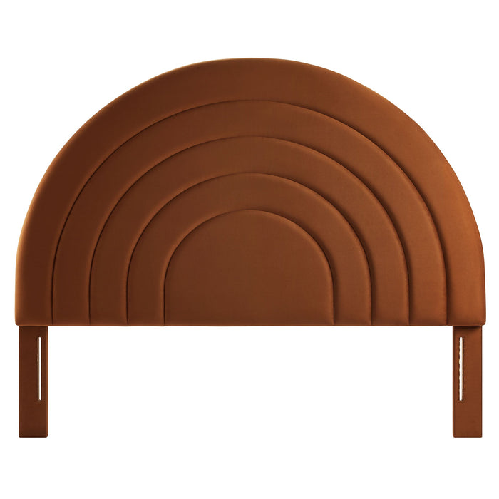 Modway Solana Arched Performance Velvet Headboard Bedroom Furniture - View 119