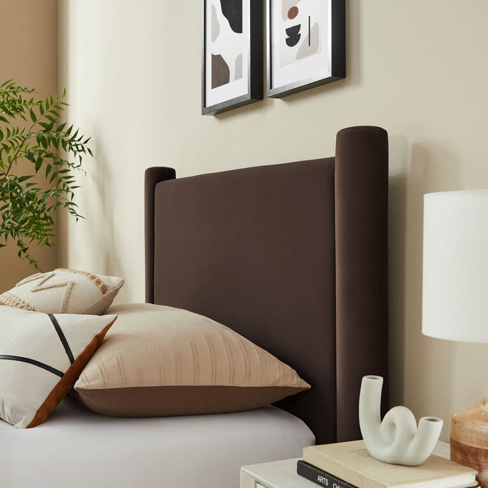 Rael Performance Velvet Platform Bed