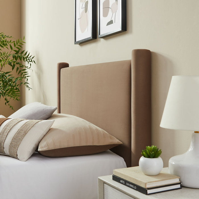 Rael Performance Velvet Platform Bed