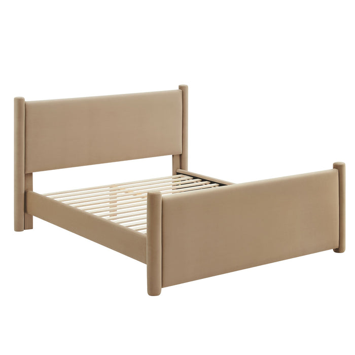 Rael Performance Velvet Platform Bed