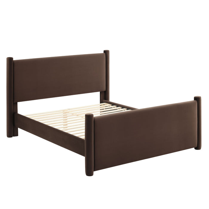 Rael Performance Velvet Platform Bed
